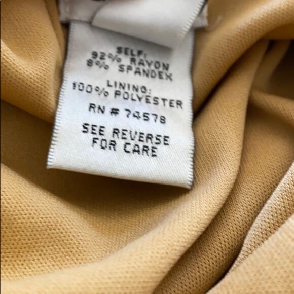 Cache vintage women’s size large leaf print slip on skirt - Picture 5 of 5